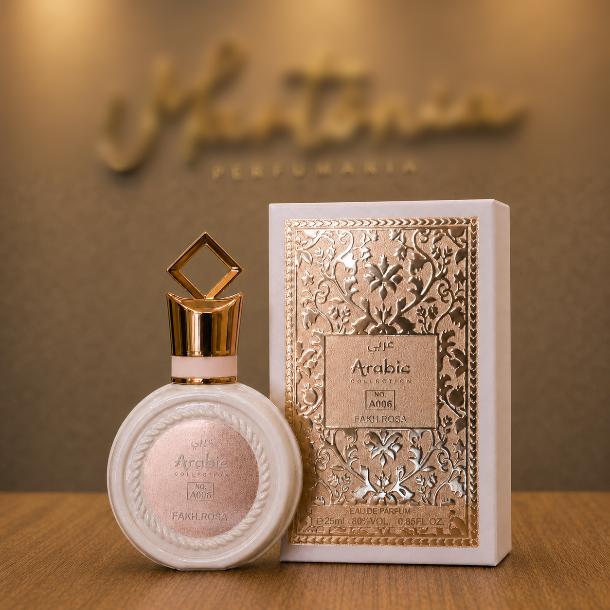 Arabic Collection NºA006. Inspiração Fakhar Rose 25ml