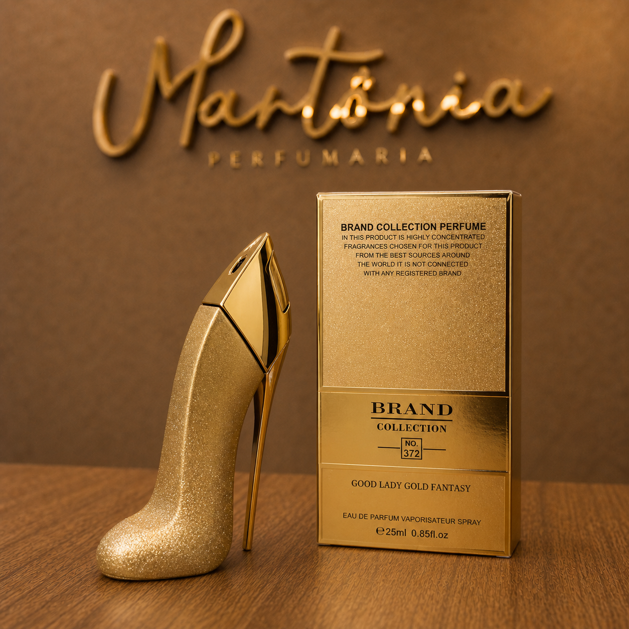 Brand Collection Nº372. Inspiração Good Girl Gold Fantasy 25ml