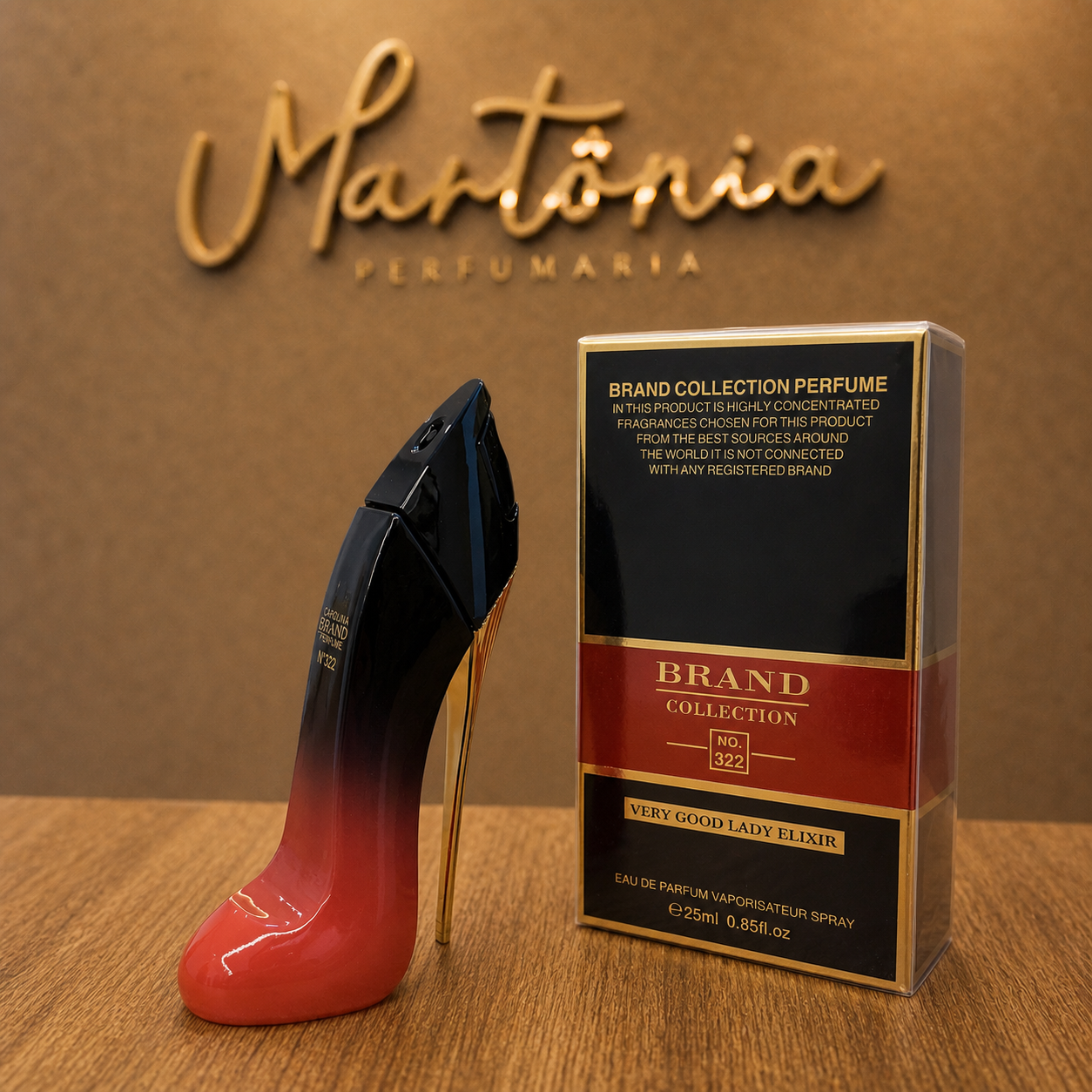 Brand Collection Nº322. Inspiração Very Good Girl Elixir 25ml